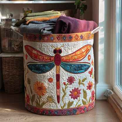 Dragonfly Quilted Laundry Basket NCU0QN051