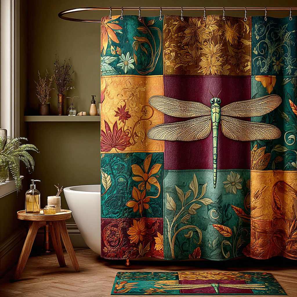 Dragonfly Garden Shower Curtain NCU0NTD1492