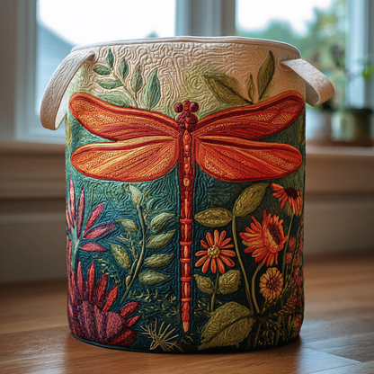 Dragonfly Quilted Laundry Basket NCU0QN051