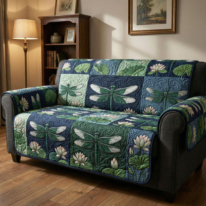 Dragonfly Haven Quilted Sofa Cover NCU0NTD1636