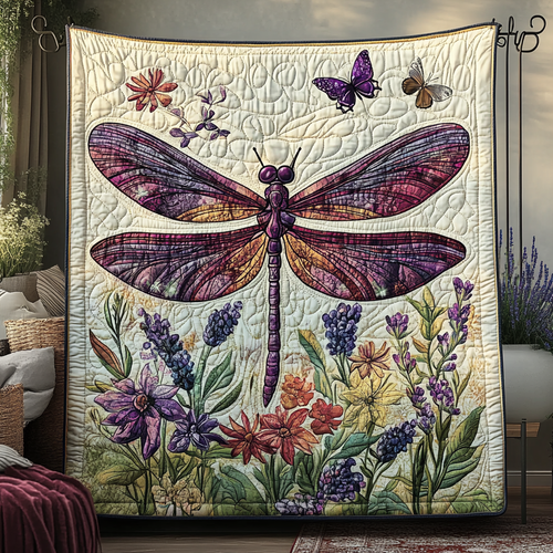 Dragonfly Horizon Quilted Blanket NCU0DDK1500