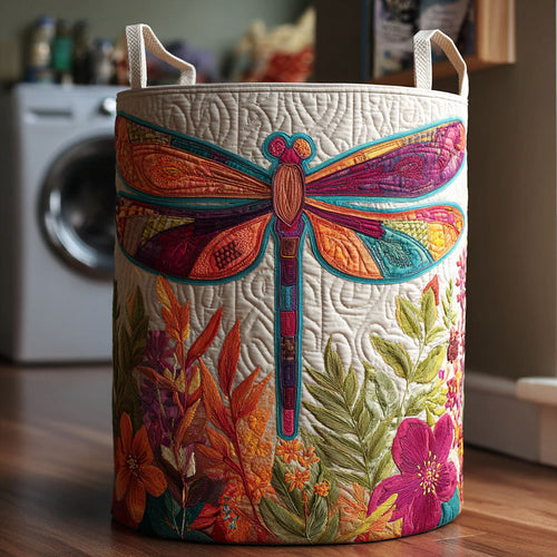 Dragonfly Horizon Quilted Laundry Basket NCU0DDK2158