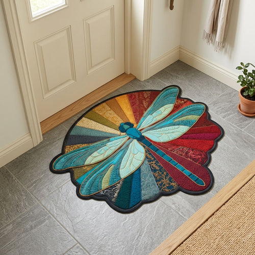 Dragonfly Mat Custom Shape Doormat NCU0DDK2599