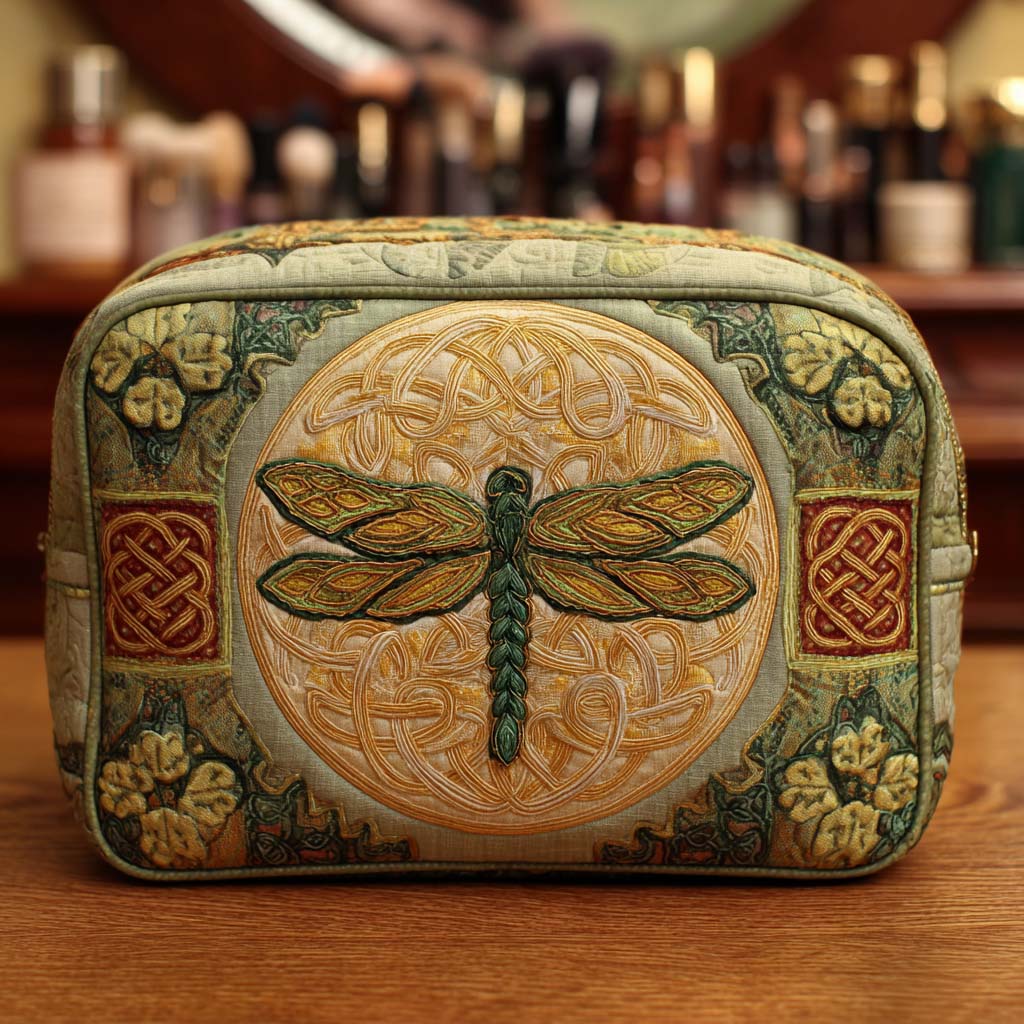 Dragonfly Muse Quilted Makeup Bag NCU0NNT2365