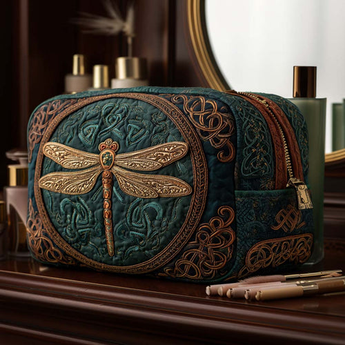 Dragonfly Serenity Quilted Makeup Bag NCU0NNT2366