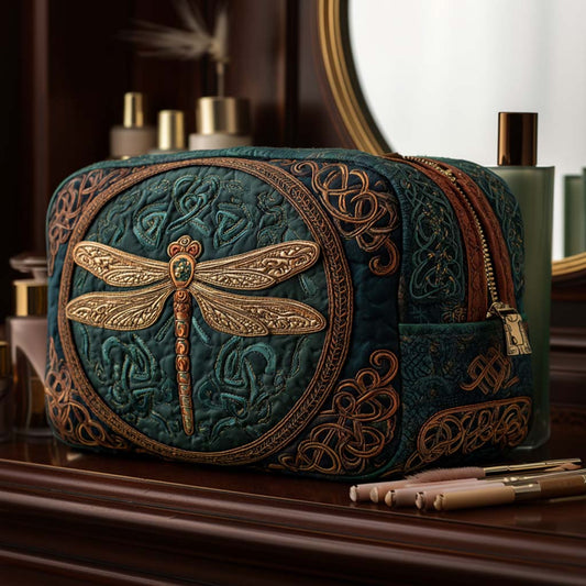 Dragonfly Serenity Quilted Makeup Bag NCU0NNT2366
