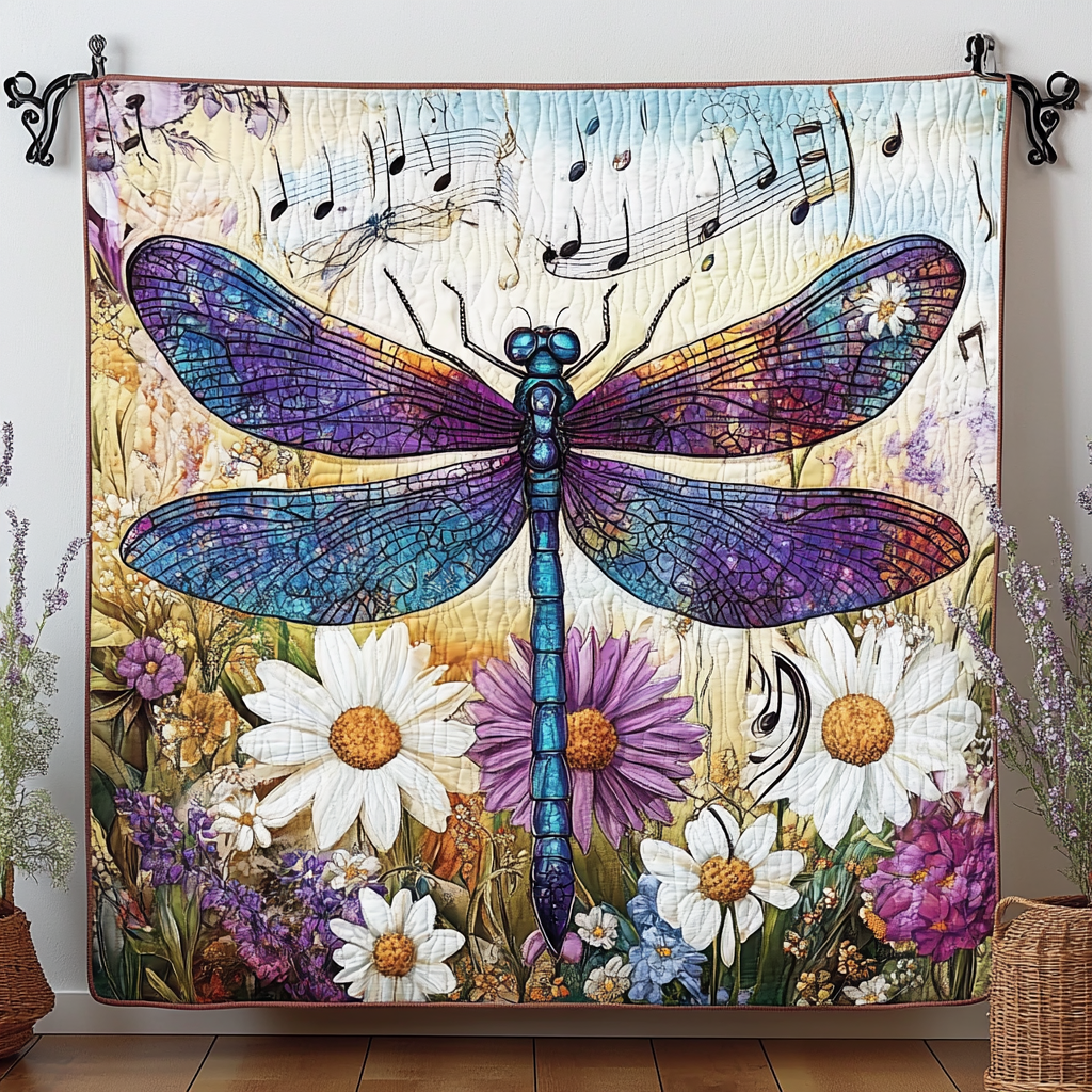 Dragonfly Spirit Quilted Blanket NCU0DDK1502