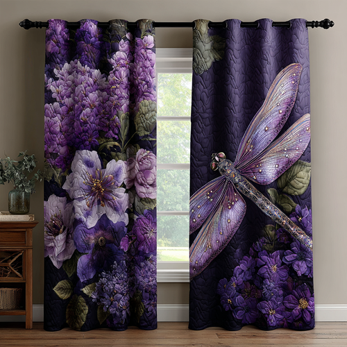 Dragonfly Spirit Quilted Curtains NCU0DDK1778