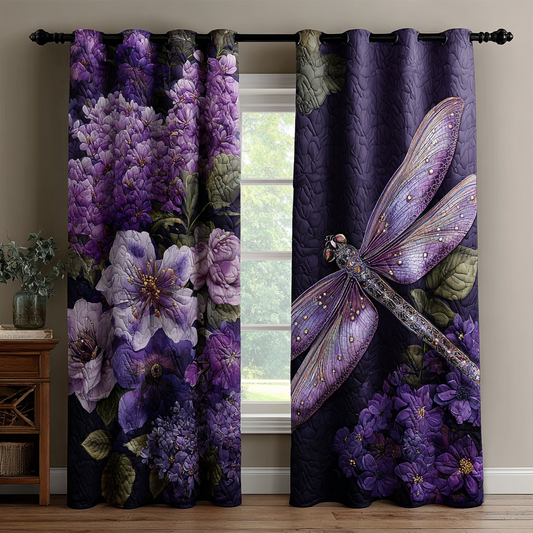 Dragonfly Spirit Quilted Curtains NCU0DDK1778