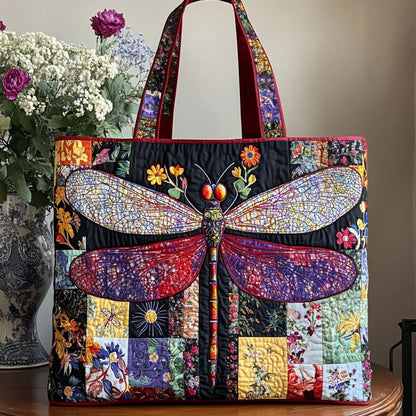 Dragonfly Spirit Quilted Tote Bag NCU0NNT1958