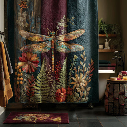 Dragonfly in Bloom Shower Curtain NCU0PTT2991