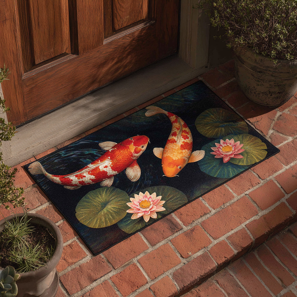 Dream Koi Fish Doormat NCU0HH619