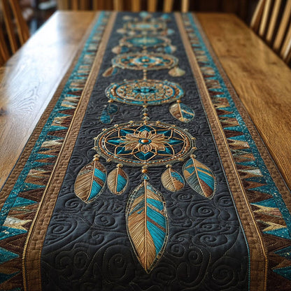 Dreamcatcher Echo Quilted Table Runner NCU0DDK2269