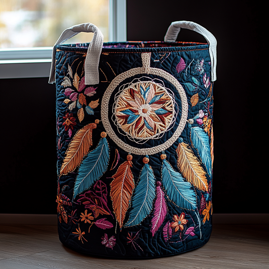 Dreamcatcher Whisper Quilted Laundry Basket NCU0DDK1399