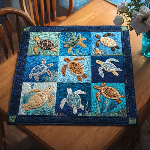 Dreaming Shell Quilted Table Topper NCU0PTT681