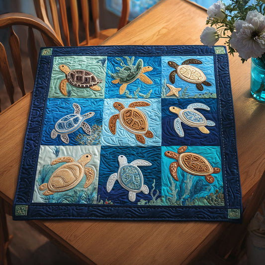 Dreaming Shell Quilted Table Topper NCU0PTT681