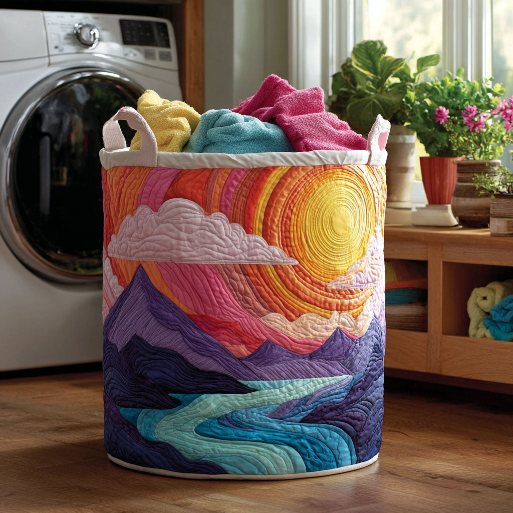 Dreamscape Quilted Laundry Basket NCU0NTV011