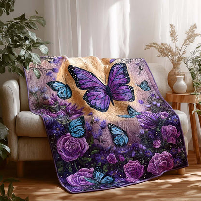 Dreamy Butterfly Quilted Blanket NCU0DQQ0162