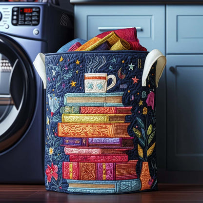 Dreamy Pages Quilted Laundry Basket NCU0NNT1122