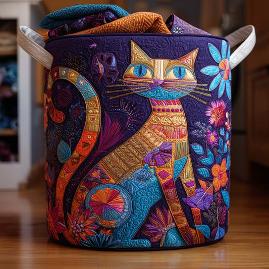 Dreamy Paws Quilted Laundry Basket NCU0NNT2267