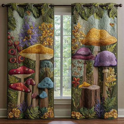 Dreamy Woodland Quilted Curtains NCU0PTT2222