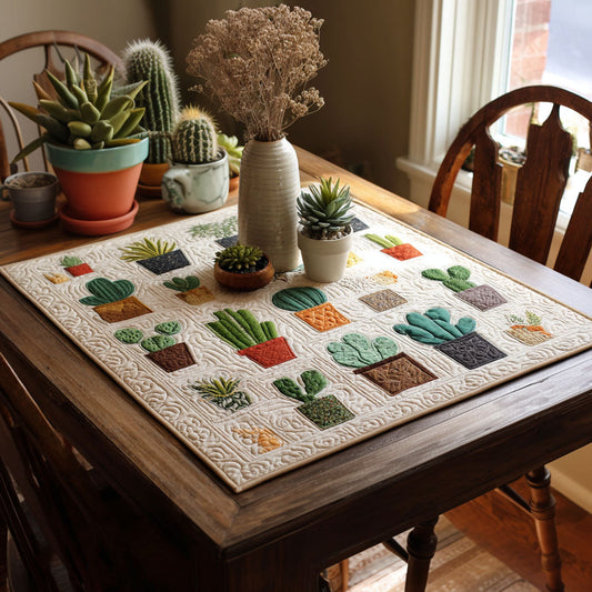 Dune Garden Quilted Table Topper NCU0PTT793