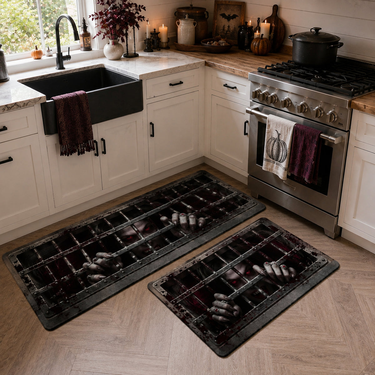 Dungeon Vampire Kitchen Area Rug NCU0DV2430