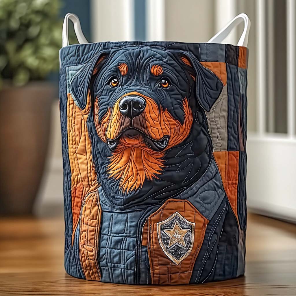 Duty And Honor Quilted Laundry Basket NCU0NXD580