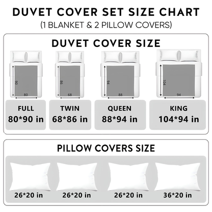 Sunset Hibiscus Glow Duvet Cover Set NCU0NNT462