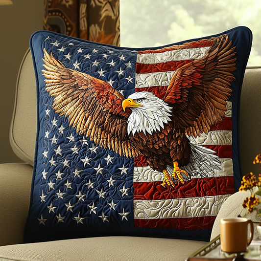 Eagle Soar Quilted Pillow Case NCU0DV541