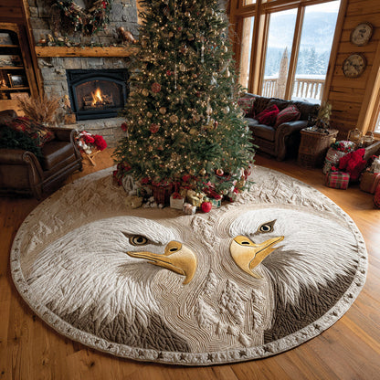 Eagle Haven Christmas Quilted Tree Skirt NCU0DV1474