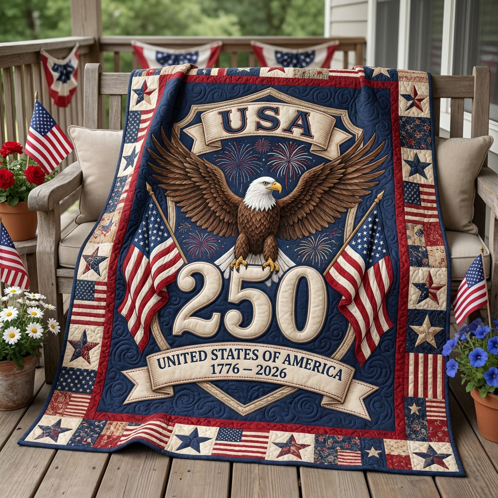 Eagle Nation Quilted Blanket NCU0NTV1031
