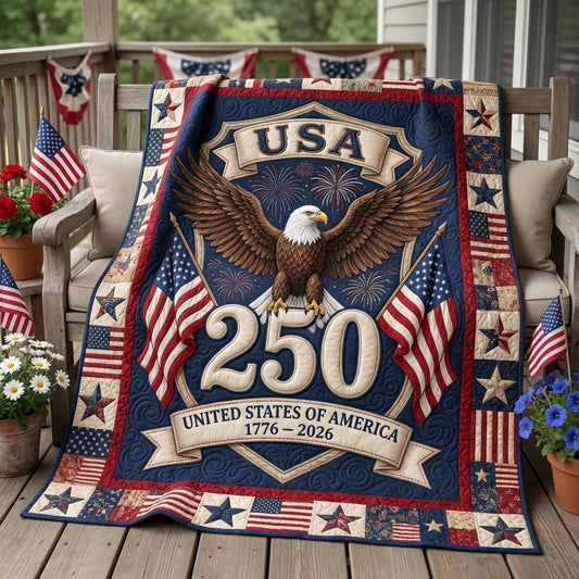 Eagle Nation Quilted Blanket NCU0NTV1031