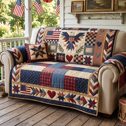 Eagle Nest Quilted Sofa Cover NCU0NXD1890