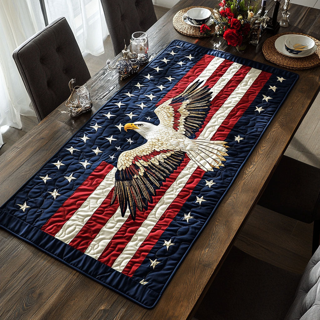 Eagle Pride Quilted Table Runner NCU0DDK2537