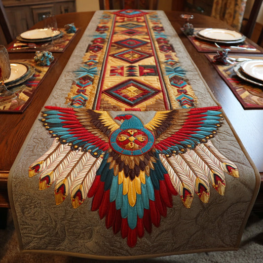 Eagle Shield Rise Quilted Table Runner NCU0NTD1265