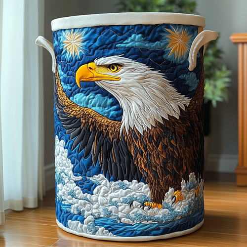 Eagle Spirit Quilted Laundry Basket NCU0DDK1384