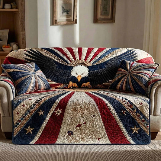 Eagle Spirit Quilted Sofa Cover NCU0NXD1582