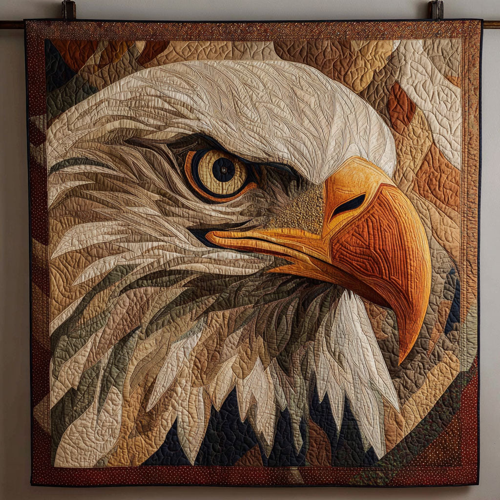 Eagle Symbol Quilted Blanket NCU0DDK2219