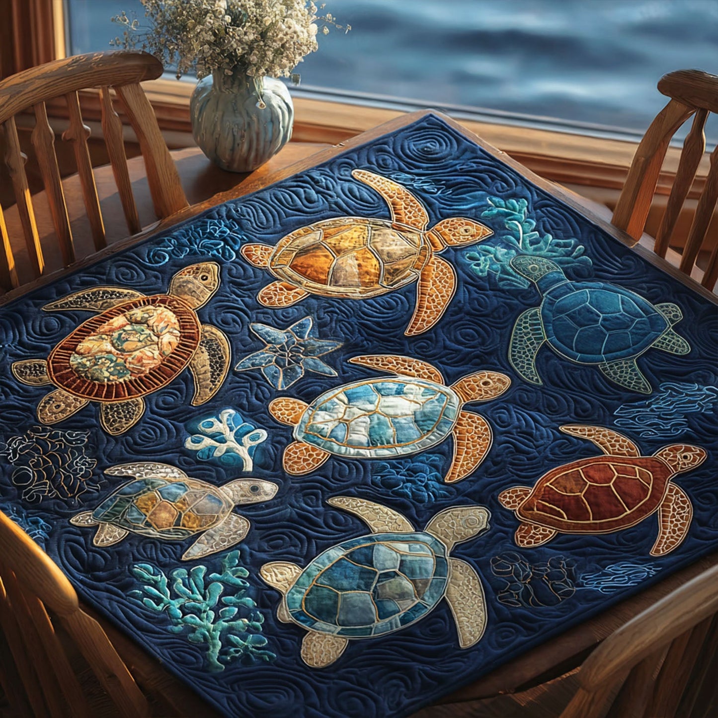 Earth Guardian Quilted Table Topper NCU0PTT682