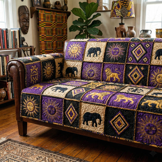 Earth Harmony Quilted Sofa Cover NCU0NTD1852