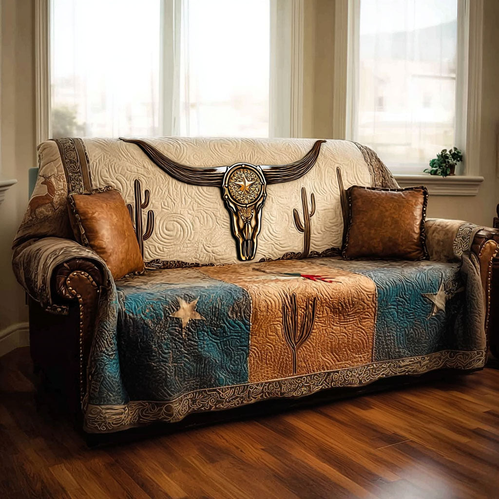 Earthbound Nomad Quilted Sofa Cover NCU0PTT2789
