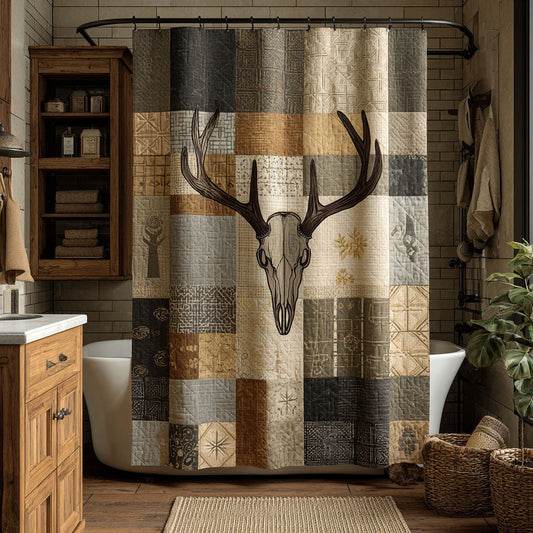 Earthtone Cabin Shower Curtain NCU0NNT2898