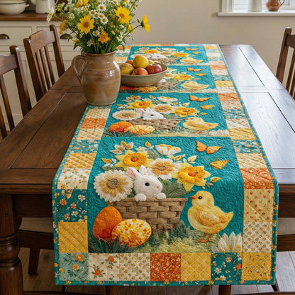 Easter Basket Quilted Table Runner NCU0NNT3005