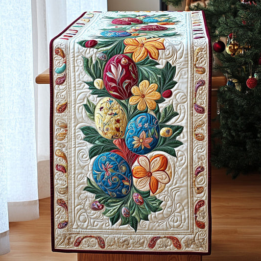 Easter Joy Delight Quilted Table Runner NCU0PTT204
