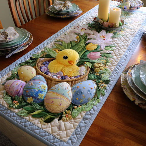 Easter Joy Quilted Table Runner NCU0DV2014