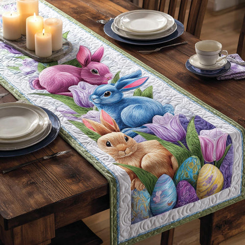 Easter Meadow Quilted Table Runner NCU0DV2010