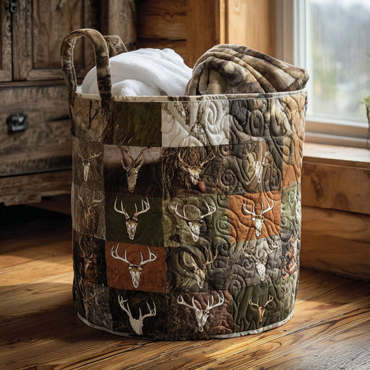 Echo of the Hunt Quilted Laundry Basket NCU0PTT1880