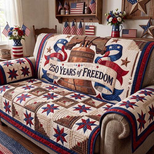 Echo of the Liberty Quilted Sofa Cover NCU0PTT3127