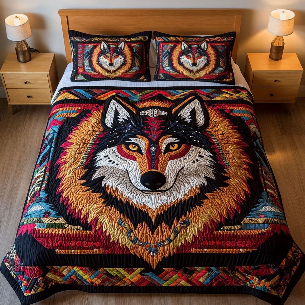 Echo of the Wild 3-Piece Quilted Bedding Set NCU0DK2116